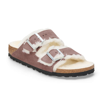 Arizona Shearling Suede Leather/Shearling  Faded Purple