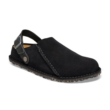 Lutry Black Suede Leather
