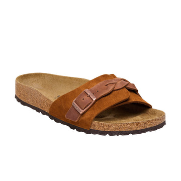Oita Braided Mink Suede Leather