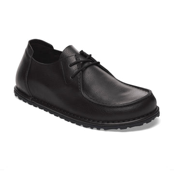Utti Lace Black Grained Leather