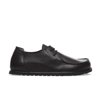 Utti Lace Black Grained Leather